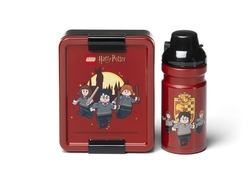 LEGO Harry Potter svačinový set (láhev a box) Nebelvír