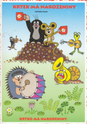 Miler, Zdeněk - Krtek má narozeniny - omalovánka
