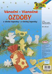 Vánoční ozdoby z vlnité lepenky