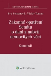 Zemanová, Eva; Toman, Václav - Zákonné opatření Senátu o dani z nabytí nemovitých věcí