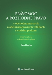 Lacko, Pavel - Právomoc a rozhodné právo