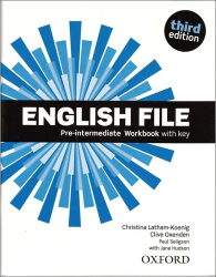 English File Third Edition Pre-intermediate Workbook with Answer Key