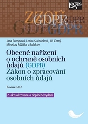 Pattynová, Jana; Suchánková, Lenka; Černý, Jiří - Obecné nařízení o ochraně osobních údajů (GDPR)