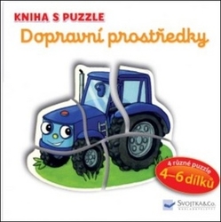 Brüggemannová, Vera - Kniha s puzzle Dopravní prostředky
