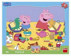 Puzzle 12 Peppa Pig si hraje