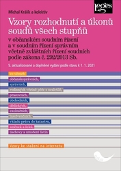 Králík, Michal - Vzory rozhodnutí a úkonů soudů všech stupňů