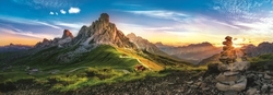 Panoramatické puzzle Passo di Giau, Dolomity