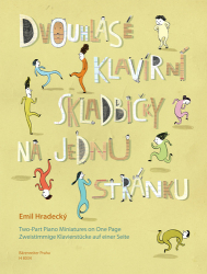 Hradecký, Emil - Dvouhlasé klavírní skladbičky na jednu stránku