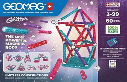 Stavebnice Geomag Glitter 60 pcs