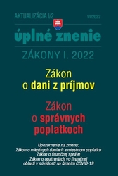 Aktualizácia I/2 2022 – daňové a účtovné zákony