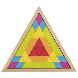 Dřevěná mozaika Trojúhelník