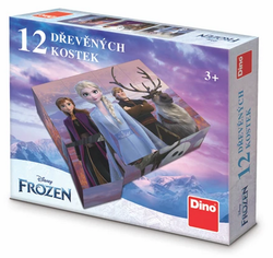 Dřevěné kostky Frozen II