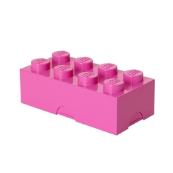 LEGO box na svačinu růžová