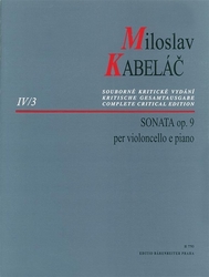 Kabeláč, Miloslav - Sonáta pro violoncello a klavír op. 9
