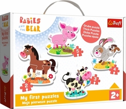 Baby puzzle Na farmě 4v1