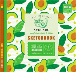 Sketchbook AVOCADO 20 x 20 cm