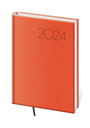 Diář 2024 denní A5 Print Pop - oranžová