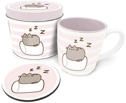 Dárkový set Pusheen plechovka