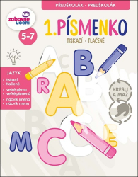 1. písmenko tiskací/tlačené