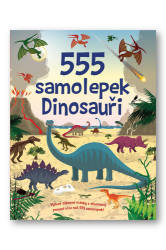 555 samolepek Dinosauři