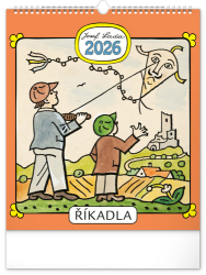 Josef Lada Říkadla 2026 - nástěnný kalendář