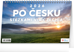 Po Česku stezkami Via Czechia 2026 - stolní kalendář
