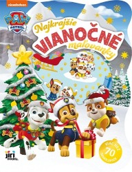 Najkrajšie vianočné omaľovánky so samolepkami Tlapková patrola