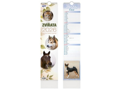 Zvířata 2026 - nástěnný kalendář
