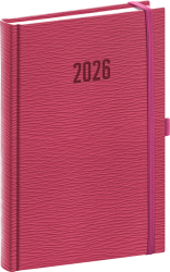 Denní diář Rivoli 2026 růžový