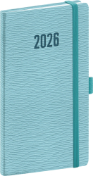 Kapesní diář Rivoli 2026 světle modrý