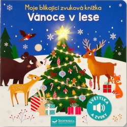 Moje blikající zvuková knížka Vánoce v lese