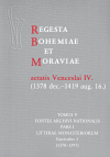 Beránek, Karel - Regesta Bohemiae et Moraviae aetatis Venceslai IV. V/I/1 (1378 dec.-1419 aug. 16.)