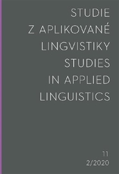 Studie z aplikované lingvistiky 2/2020