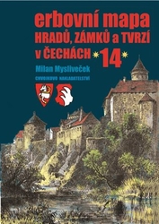Mysliveček, Milan - Erbovní mapa hradů, zámků a tvrzí v Čechách 14