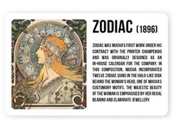 Magnet Alfons Mucha - Zodiac