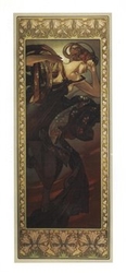Blahopřání Alfons Mucha - Evening Star