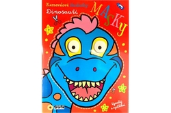 Karnevalové škrabošky - Dinosauři - masky