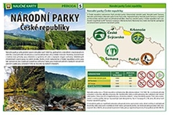 Karta Národní parky ČR