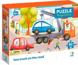 Puzzle Odtahový vůz 60 dílků